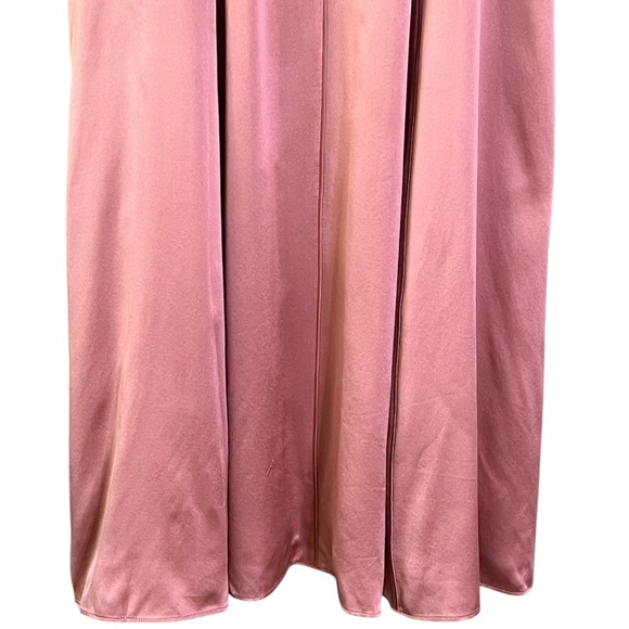 Reformation Lya Pink Silk Dress Size 4 - Picture 7 of 16